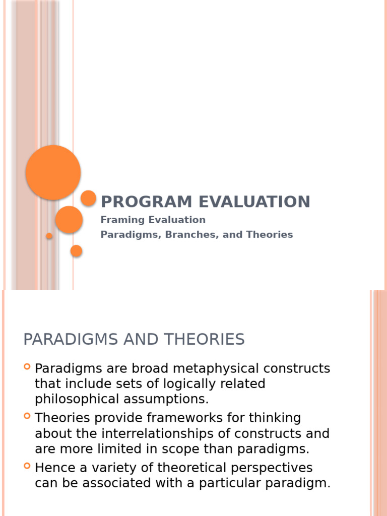 Framing Evaluation | PDF | Evaluation | Program Evaluation