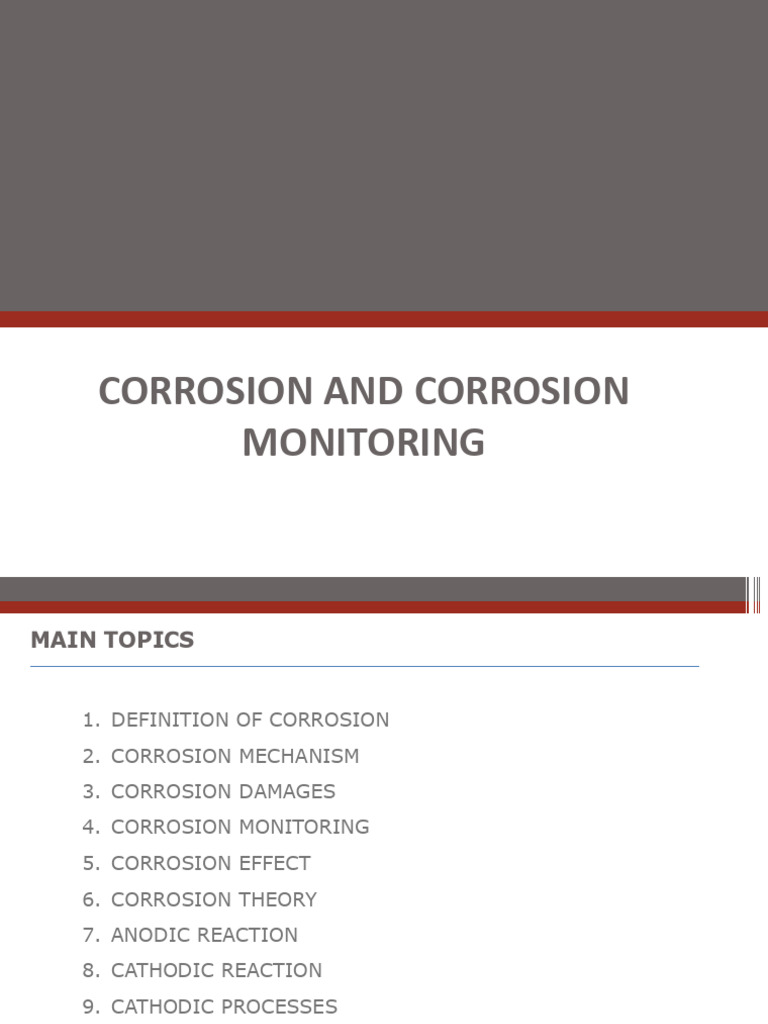 Corrosion Corrosion Monitoring 1748464656 | PDF | Redox | Corrosion