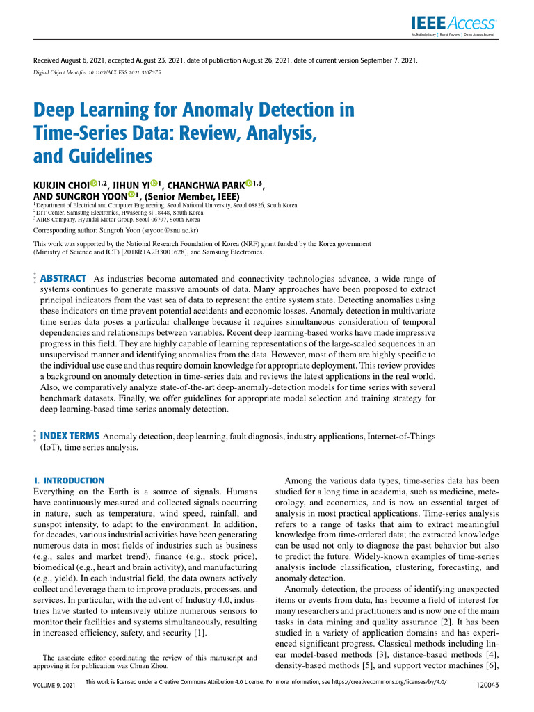 Deep Learning for Time-Series Anomaly Detection | PDF | Time Series ...