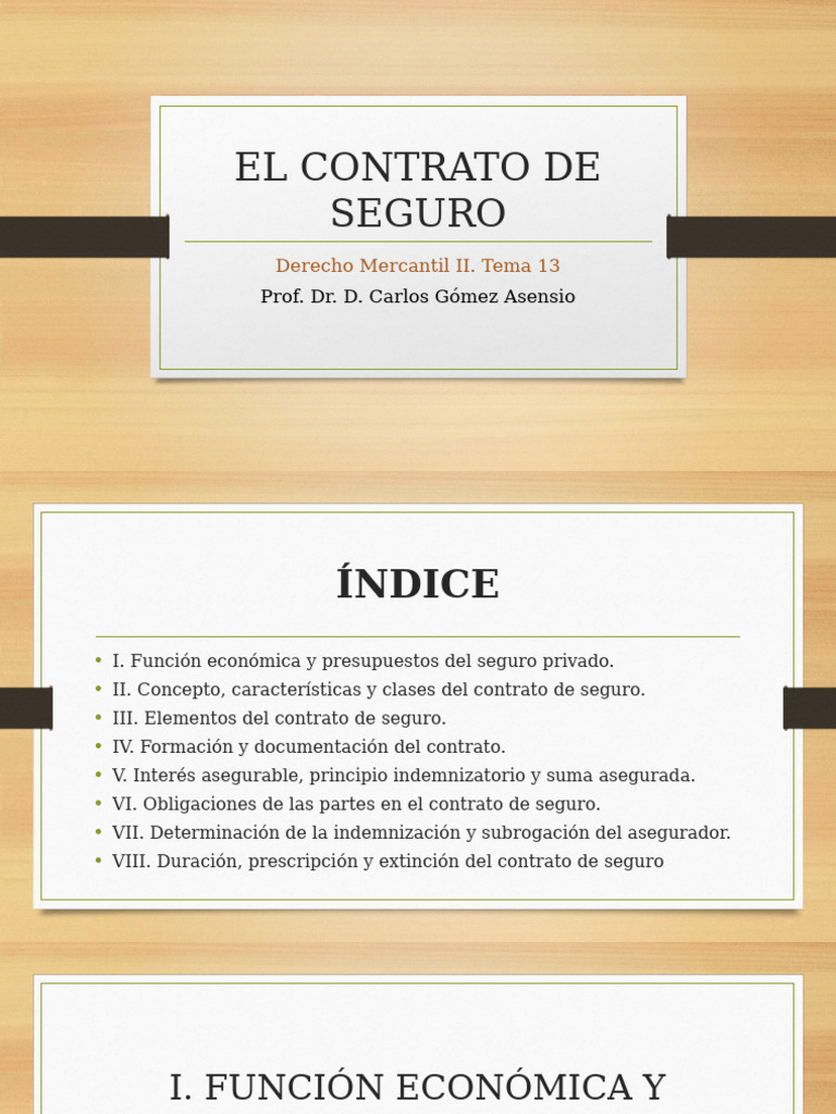 Tema 13 y 14 | PDF | Póliza de seguros | Seguro