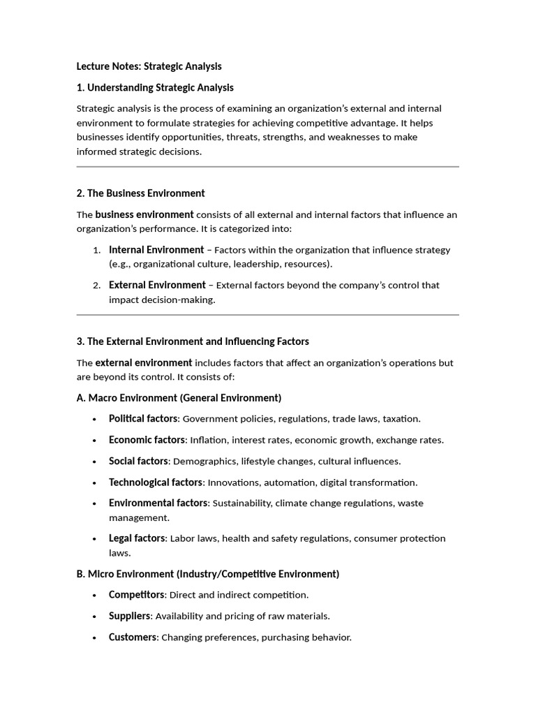 MODULE 2 Highlights | PDF | Competitive Advantage | Swot Analysis