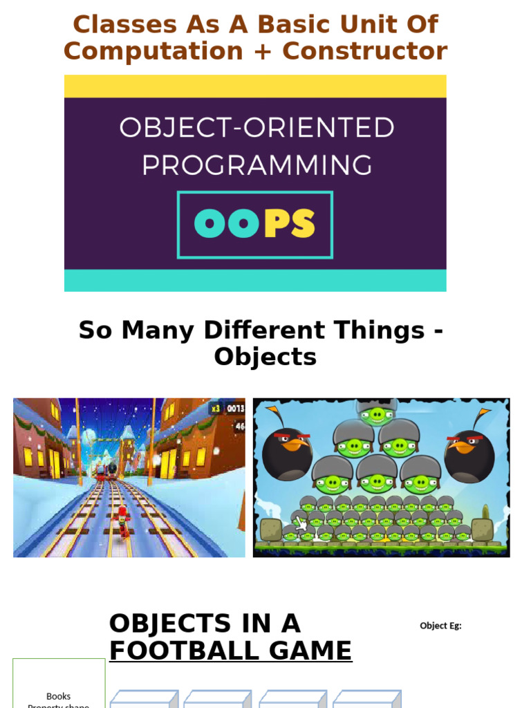 Understanding Classes and Objects in OOP | PDF | Class (Computer ...