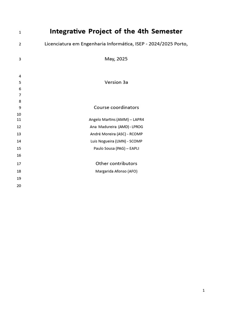 2024-2025 ISEP Project Guidelines | PDF