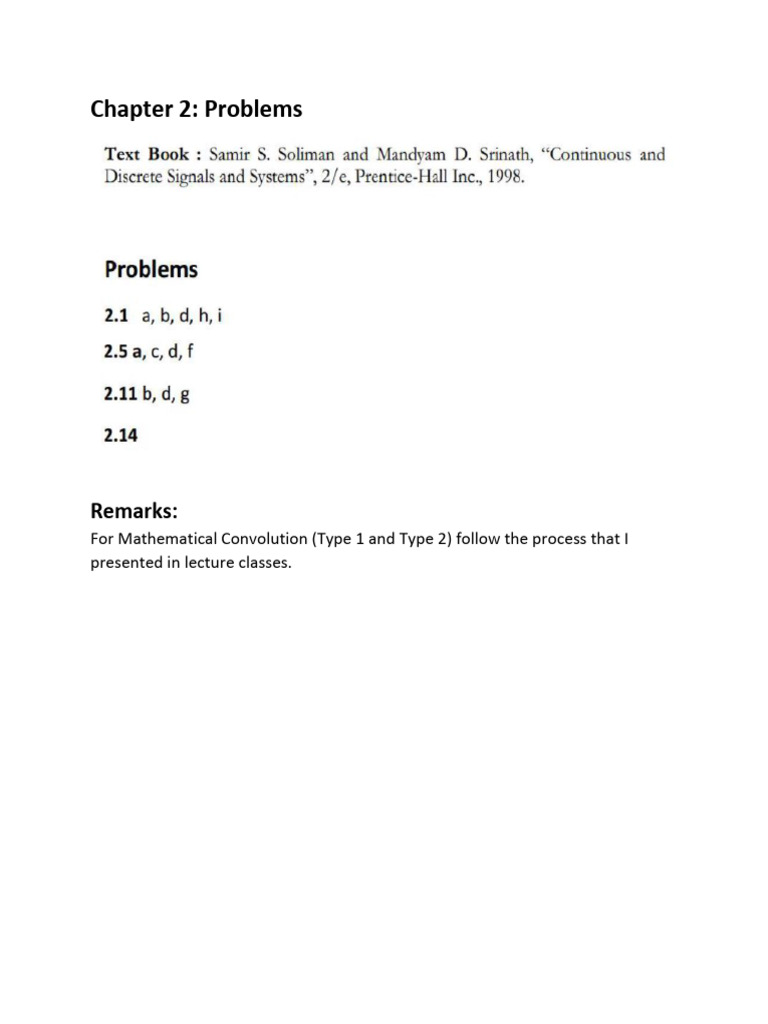 2 4 Problems | PDF