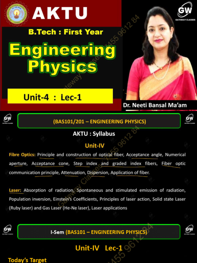 PHY U-4 Combined Notes - 32737676 | PDF