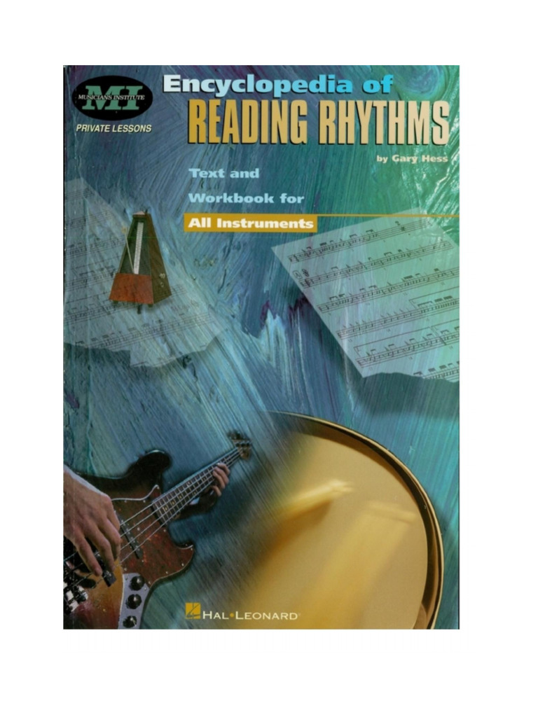 Encyclopedia of Reading Rhythms Private Lessons Series | PDF