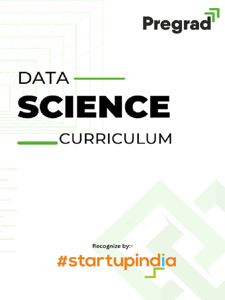 Data Science Curriculum PREGRAD | PDF