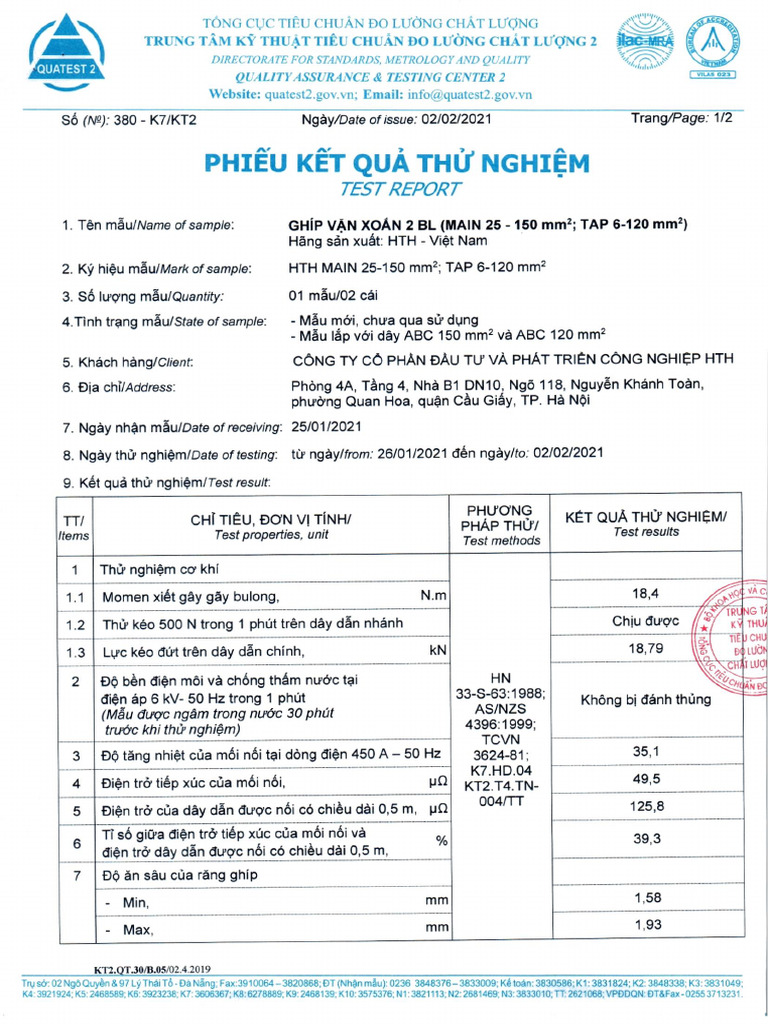 Ghíp VX 2BL HTH ok | PDF