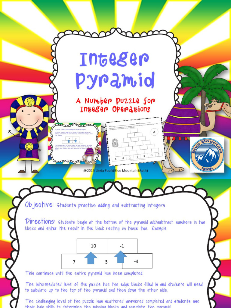 Integers Pyramid | PDF