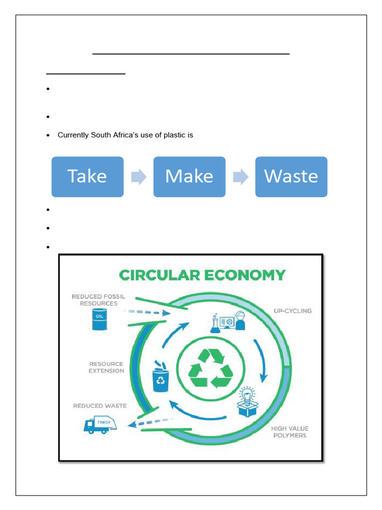 Solutions for Plastic Pollution in South Africa | PDF | Plastic | Recycling