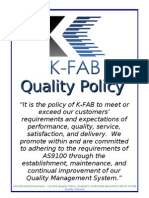K-FAB's Commitment to Quality Excellence