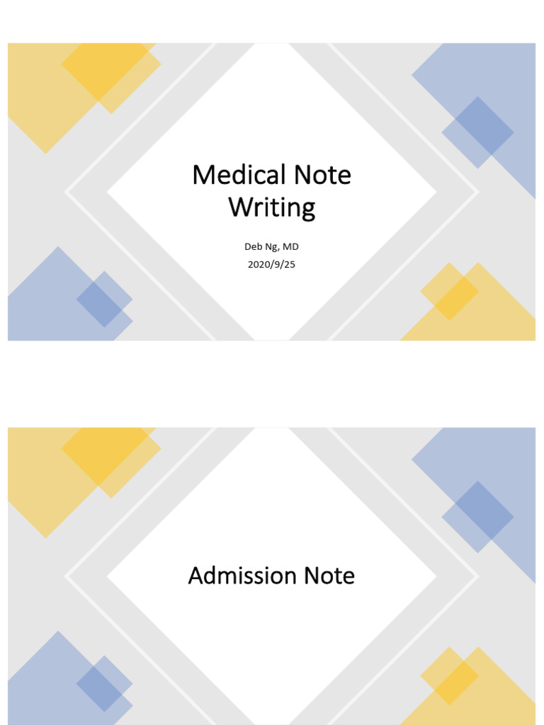 PGY Medical Note Writing | PDF | Crohn's Disease | Symptoms And Signs
