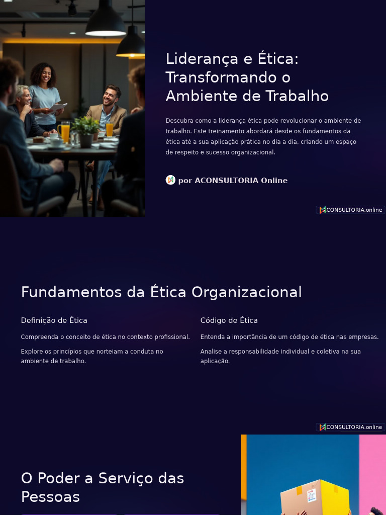 Lideranca e Etica Transformando o Ambiente de Trabalho | PDF ...
