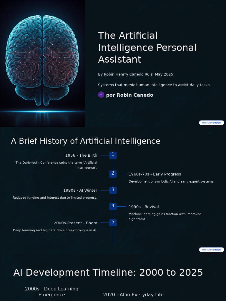 The Artificial Intelligence Personal Assistant | PDF | Artificial ...