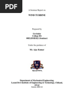 Download Wind Turbine by Govind Rajput SN87221197 doc pdf