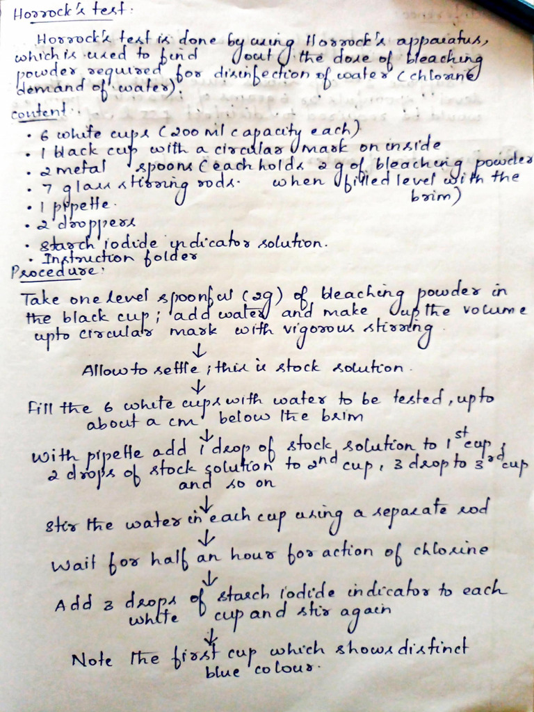 Horrock - S Test | PDF
