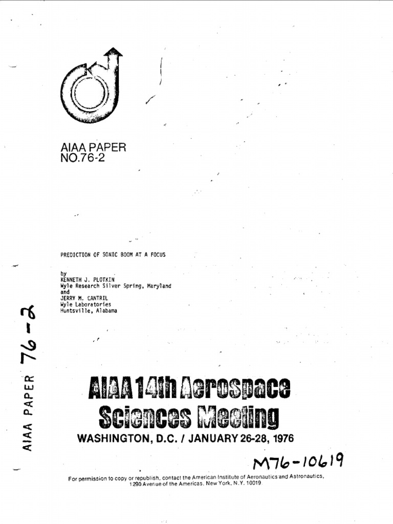 6.1976-2 - Kenneth Plotkin Extension To Focus Boom | PDF