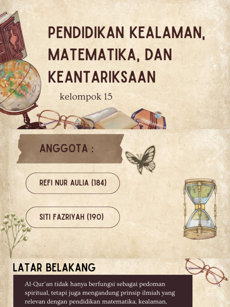 Integrasi Ilmu dan Islam dalam Pendidikan | PDF