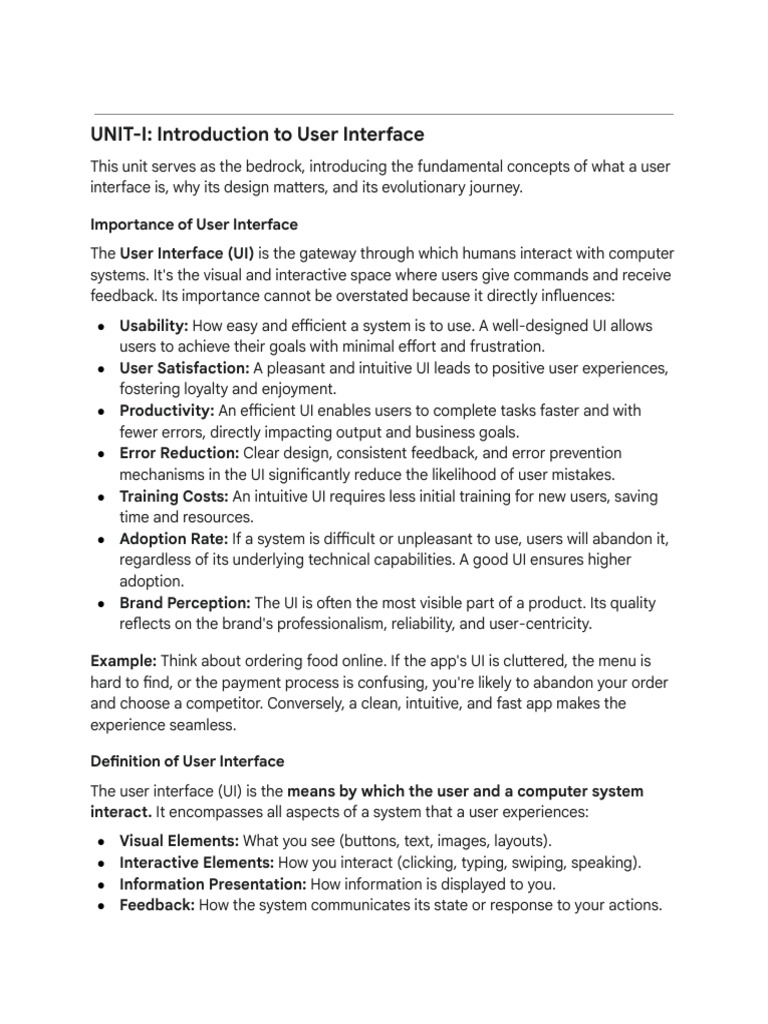 Explain All The Topics in Detail With Explaination | PDF | Usability ...