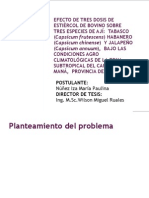 EFECTO DE TRES DOSIS DE ESTIÉRCOL DE BOVINO