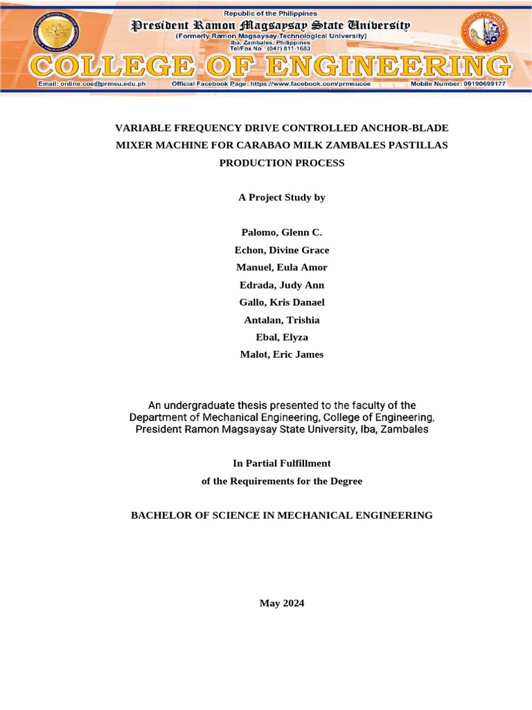 Thesis (Paper Pastillas Not Final | PDF | Bearing (Mechanical) | Bending