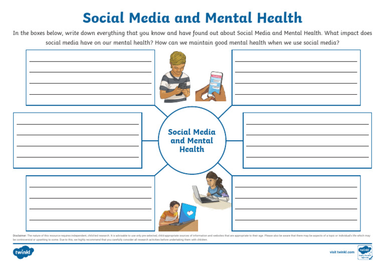 t Lf 1706523400 Social Media and Mental Health Mind Map Ver 1 | PDF ...
