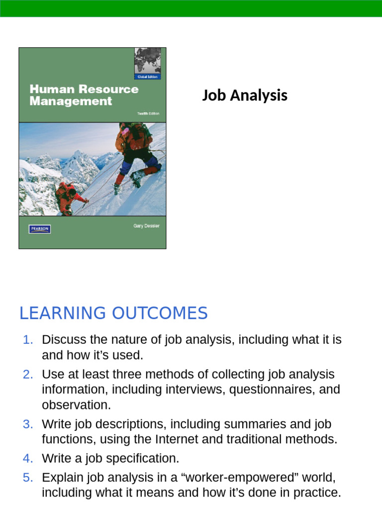 Job Analysis Techniques and Practices | PDF | Information | Industrial ...