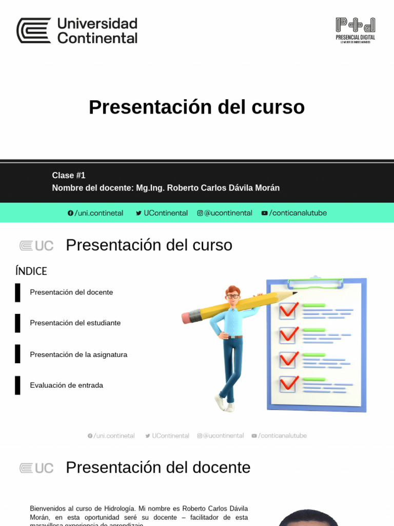 Curso de Hidrología: Presentación y Evaluación | PDF