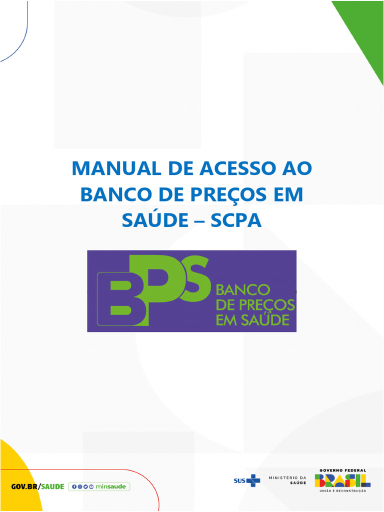 Manual de Acesso ao SCPA e BPS | PDF | Informática