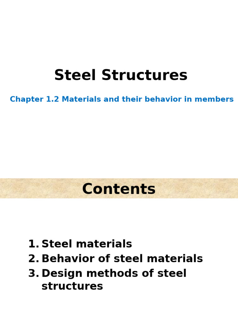 Ch1.2 Materials | PDF | Strength Of Materials | Deformation (Engineering)