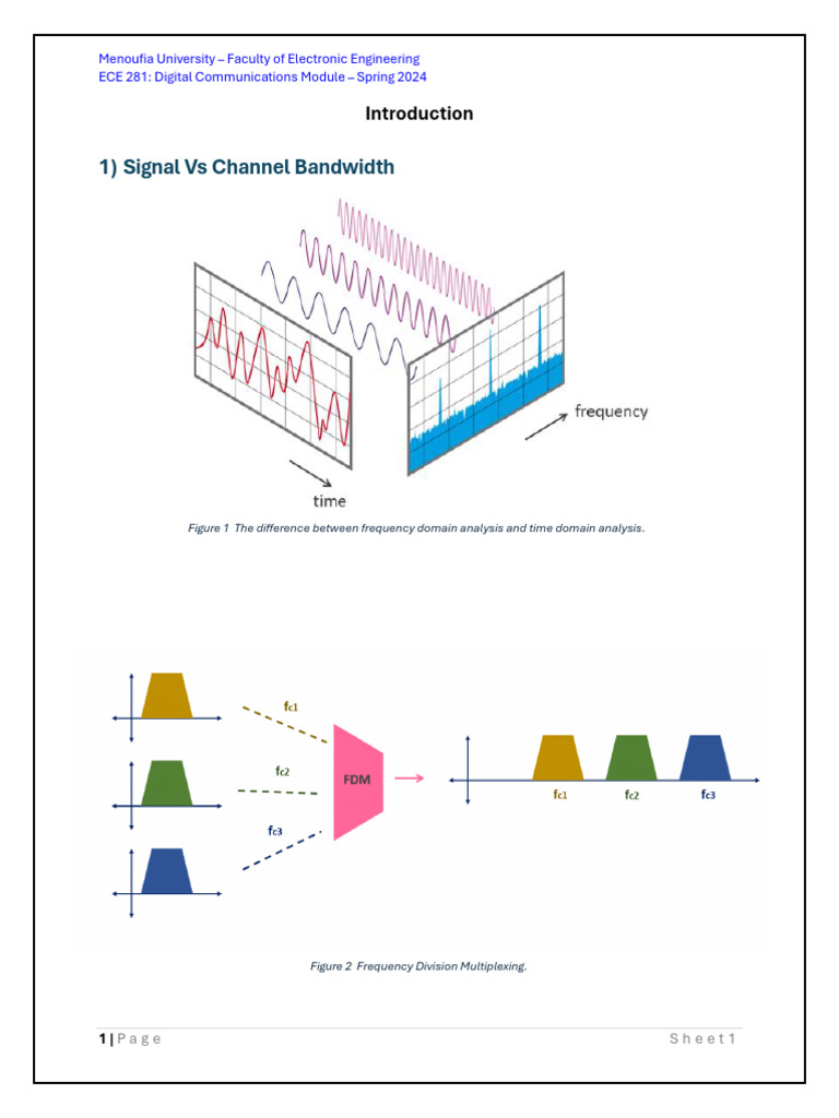 Digital Communications: SNR & Capacity | PDF | Signal To Noise Ratio ...