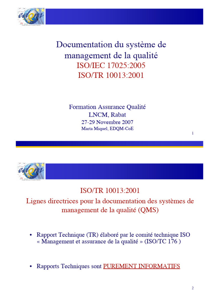Documentation ISO pour Systèmes de Management | PDF | Management de la ...