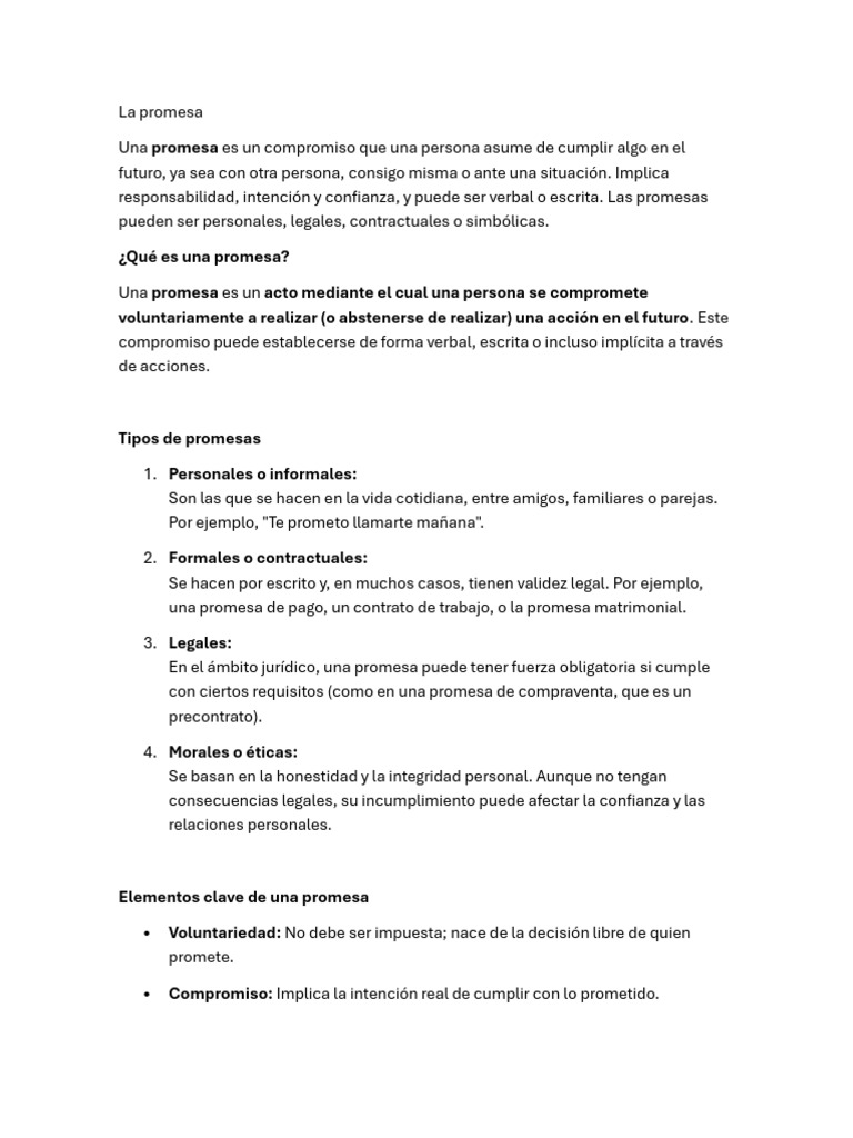 La Promesa | PDF