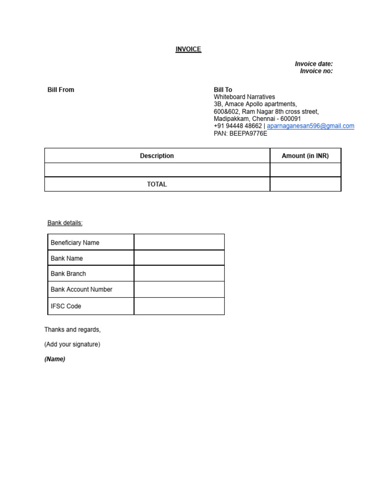 Invoice Sample | PDF