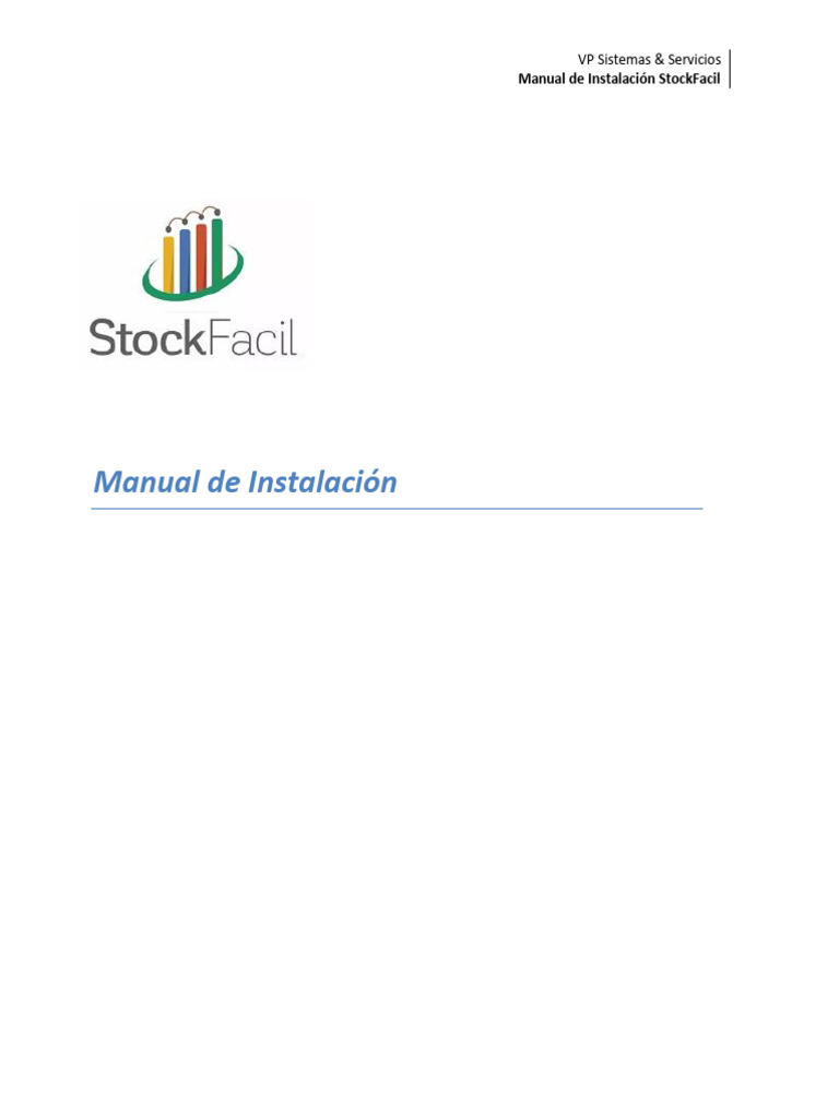 Instalación de StockFacil en Windows | PDF