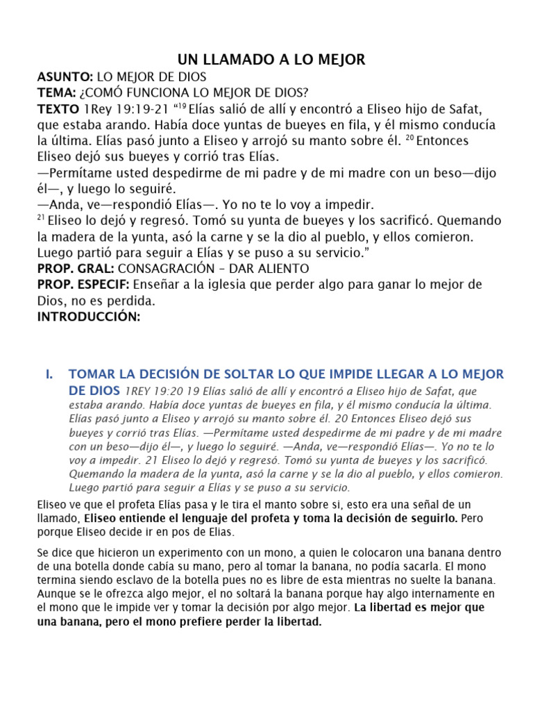 Soltar para Recibir lo Mejor de Dios | PDF | Elijah | Jesús