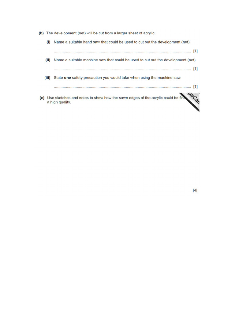 DT Exam Past Paper 2 | PDF