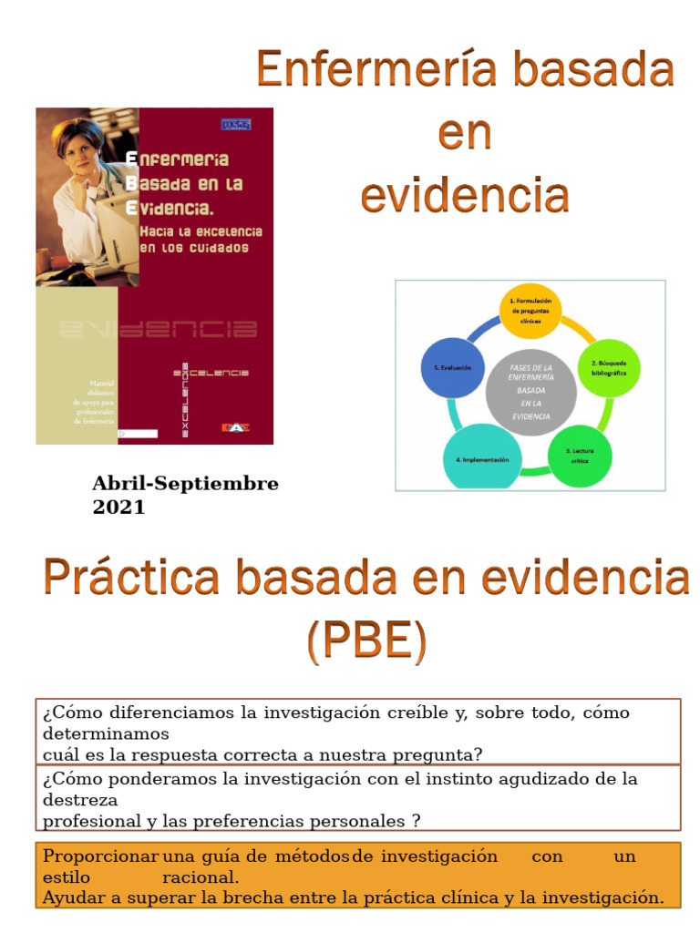 Práctica Clínica Basada en Evidencia | PDF | Evidencia basada en ...