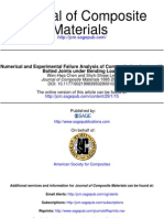 Numerical and Experimental Failure Analysis of Composite Laminates With Bolted Joints Under Bending Loads