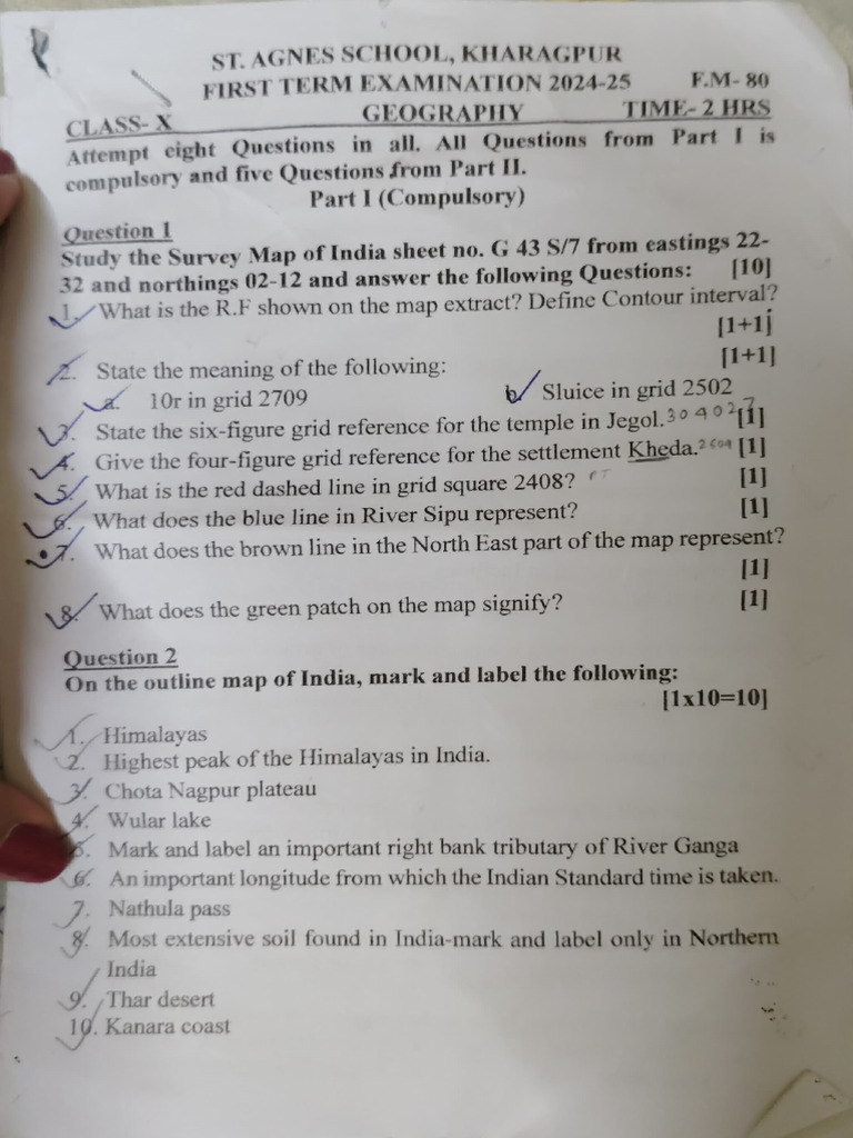 Class X 1st Term | PDF