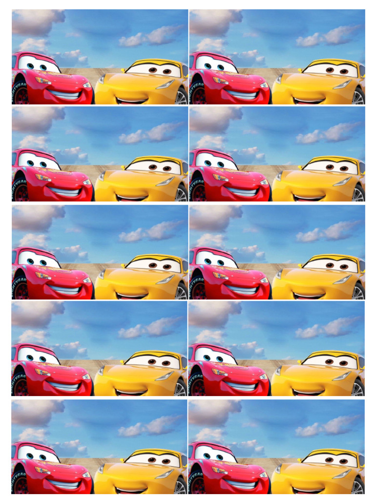 Escolarescrem Cars3 | PDF
