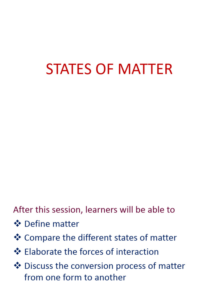 Understanding States of Matter and Forces | PDF | Liquid Crystal ...