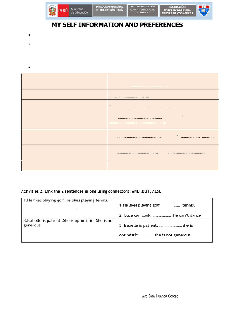 Personal Information and Preferences Guide | PDF | Chess Theory | Chess ...