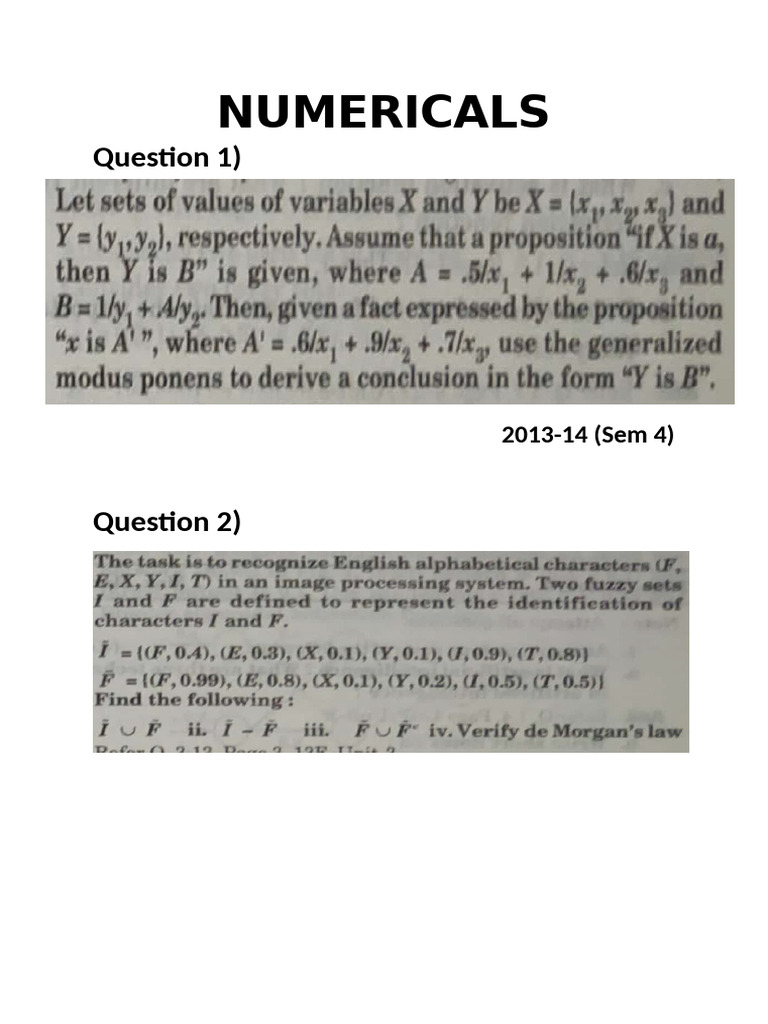 Numerical S | PDF