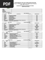 BSIT First Year Subjects Overview | PDF