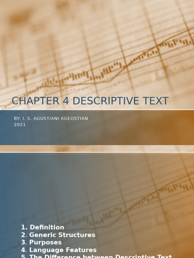 Chapter 4 Descriptive Text | PDF | Linguistics | Grammar