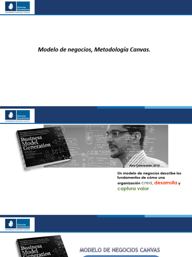 Lienzo Canvas para Modelos de Negocio | PDF | Segmentación de mercado ...