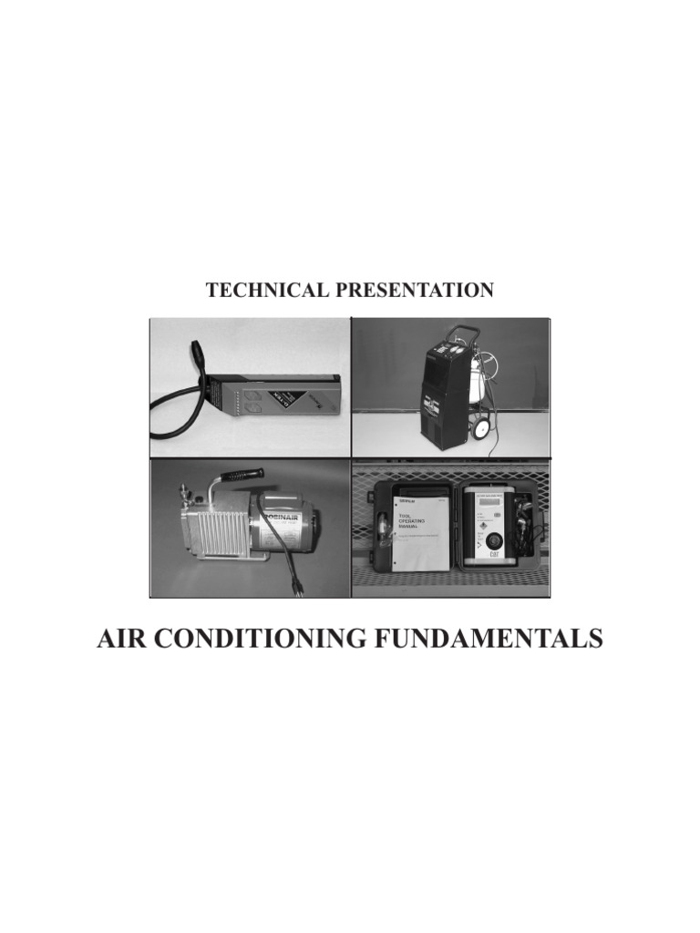 Air Conditioning Fundamentals Guide | PDF | Latent Heat | Transport ...