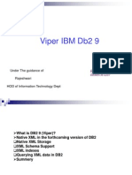 Viper IBM Db2 9: Under The Guidance of Rajeshwari HOD of Information Technology Dept