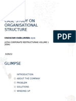 Case Study On Organisational Structure: Click To Edit Master Subtitle Style